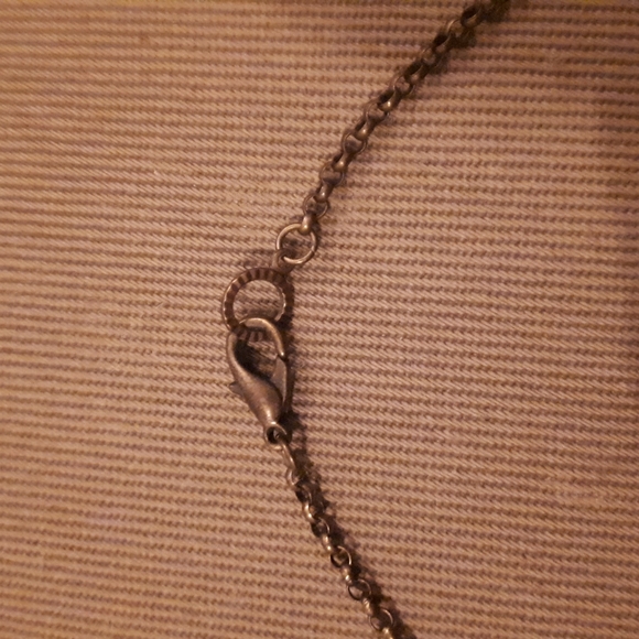 Brass watch movement locket necklace - Picture 5 of 5